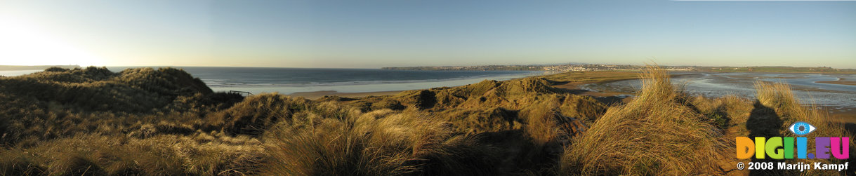 SX00628-SX00633 Tramore beach from burrow panorama